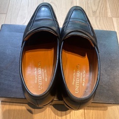 【お買い得】UNITEDARROWS レザーローファー　サイズ６1/2 26㎝くらいの方に ブラック 定価29400円　の画像