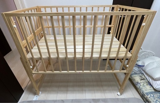 大和屋トールWオープンベビーベッドレギュラーサイズ (Azuki) 浦添前田