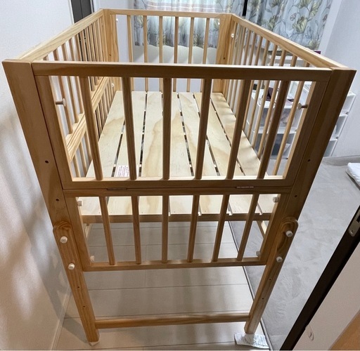 大和屋トールWオープンベビーベッドレギュラーサイズ (Azuki) 浦添前田
