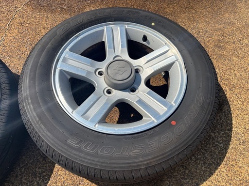 175/80R16 ブリヂストン DUELER アルミ付 2本