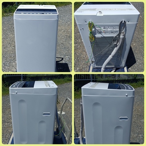八7438] ハイアール 2019年製 全自動電気洗濯機 7kg JW-C70C 外形寸法
