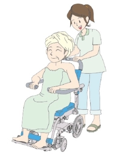 uchie 介護用シャワーキャリー
