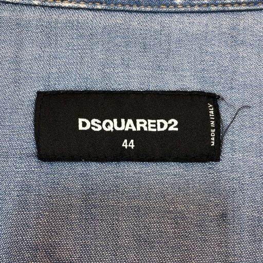 ジモティ割引有★【ジャングルジャングル岸和田店】DSQUARD2　ディースクエアード2　ディースク　デニムシャツ　44　南大阪 岸和田市 貝塚市 泉佐野市 和泉市 忠岡町 熊取町 ジモティ割引有☆【ジャングルジャングル岸和田店】DSQUARD2 ディー