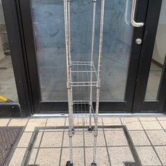 大132  ステールラック　キャスター付 メタルラック　スリム　幅15cm 3段 キッチンラックの画像