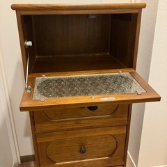 昭和レトロ　
アンティーク風　キャビネットの画像