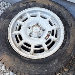 三菱パジェロミニ　ラリーアート純正OPホイール　RALLIART　175/80R15　114.3 5H　15×5J+46の画像