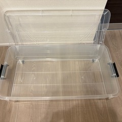 【直接取引】衣装ケース-クリアの画像