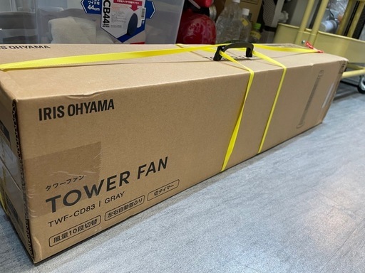 未使用品‼️【アイリスオーヤマ】【タワーファン】【扇風機】クリーニング済み【管理番号0506】野