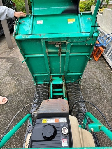 筑水キャニコム クローラ運搬車 BP412 ピンクレディ 最大積載量250kg 手動ダンプ