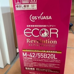 【新品】ユアサ　バッテリーM42/55B20Cの画像
