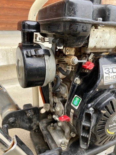 ZV40PF HITACHI プレートコンパクター 46kg ロビンEH09 3.0PS エンジン良好 動作確認済み　転圧機