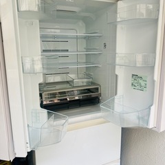 ♻️TOSHIBA GR-K460FW 冷蔵庫 462L 2017年製大阪府奈良県配達対応限定❗️直接引き取り場合8000円値引き👌の画像