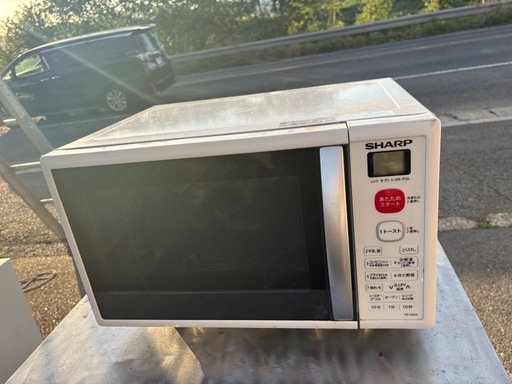 SHARP オーブンレンジ RE-S50A-W 2018年製 (桃) 備前一宮のキッチン