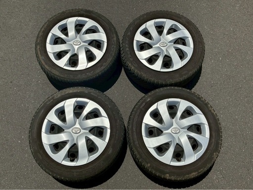 185/60R15 トヨタアルミカバーオールシーズンタイヤ4本セット