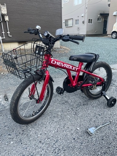 子供用自転車(シボレー)ヘルメット付き