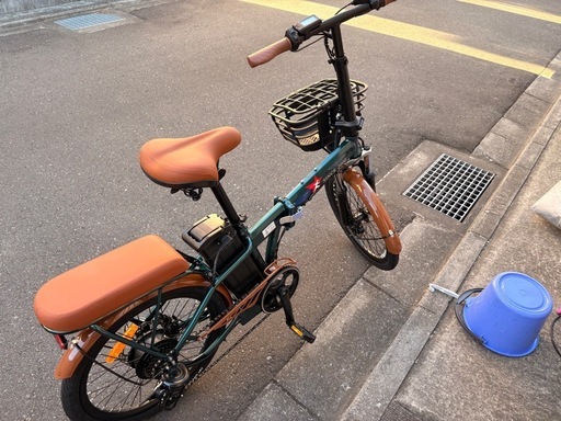 【ほぼ未使用】電動折りたたみ自転車