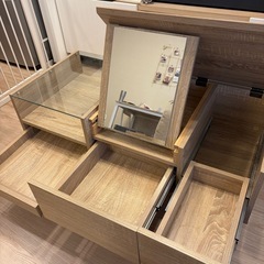 LOWYA(ロウヤ) ローテーブル　ドレッサーの画像