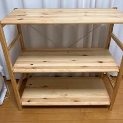 無印良品 パイン材 ユニットシェルフの中古が安い！激安で譲ります