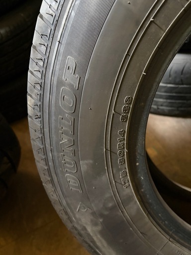 175/80R14 2024年製ダンロップ夏タイヤ4本 (SB ) 星置のタイヤ