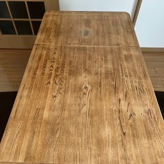 アンティーク🌱ダイニングテーブル　伸縮✨　　2〜6人用✨の画像