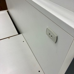 『定価¥50,000-』ニトリ　収納ベッド　白の画像