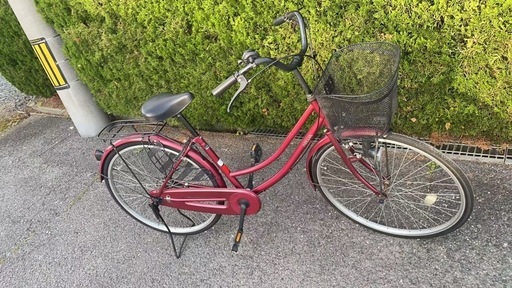 ♪ジモティー特価♪明るいリモコン式ＬＥＤライト付き　少し大きめ２７型中古自転車 中古美品自転車26インチLEDライト (セイイ) 大多羅のその他の中古