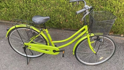 中古美品自転車26インチLEDライト