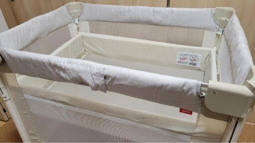 使用歴1回 Aprica(アップリカ) ベビーベッド ココネルエアープラスAB Aprica ココネルエアー　プラスAB