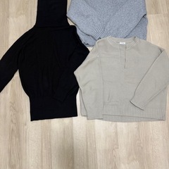 秋〜冬服ニット6点の画像