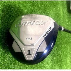 キャスコ（Kasco）WINDY　DJ-161M　ヘッドカバー付　フレックス: SR バランス: D2 10.5度 長さ: 44.5インチ　１W　ドライバーの画像