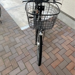 6段変速自転車&空気入れの画像