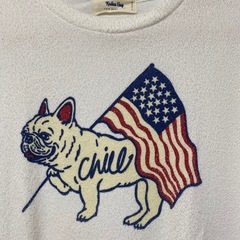 KAILUA BAY  フレンチブルドック　　半袖Tシャツ　　ホワイトの画像