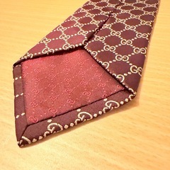 【未使用級】GUCCI グッチ ネクタイ GG柄 ジャカード シルク　総柄の画像