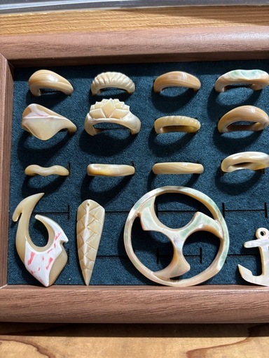 夜光貝　ハンドメイド作品