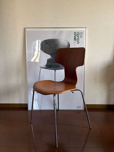 コンディション良　フリッツ・ハンセン Tチェア（Model 3103）1976年製 