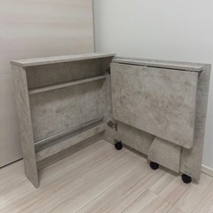 maya様専用【引取限定】折りたたみデスク｜机｜お洒落｜コーナーデスク｜定価の半額以下の画像