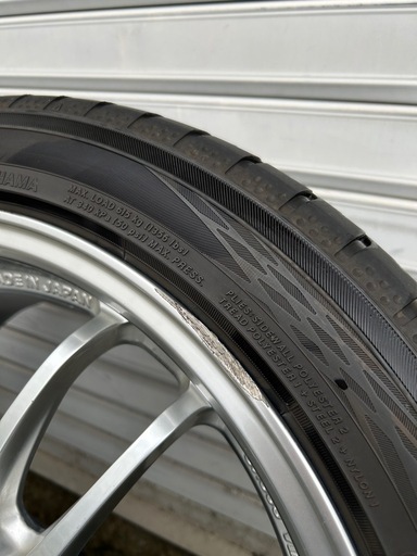 近隣県まで直接配送可能　レイズ　RE30 PCD100 5穴　7.5J +50