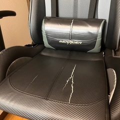 DXRACER ゲーミングチェア ブラックの画像