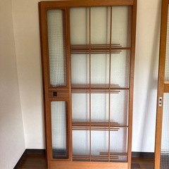 古民家建具 レトロ ガラス戸の画像