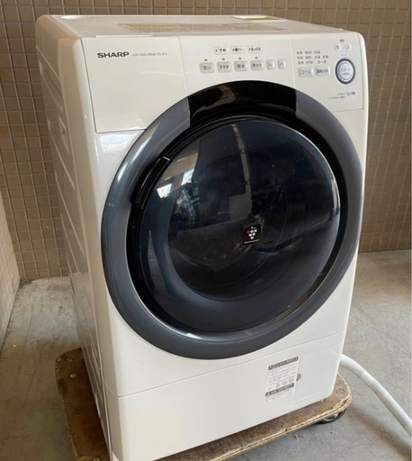 全国最安値?2019年製SHARPドラム式洗濯乾燥機　7kg ES-S7D 配達無料