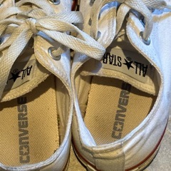 Converse All Star ホワイト ローカット　コンバース　24cmの画像