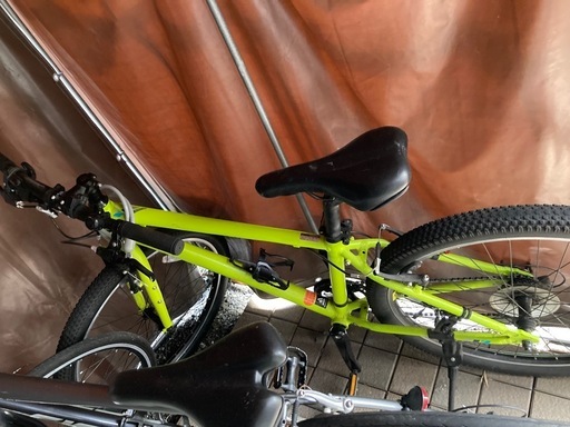 自転車　グリーン 