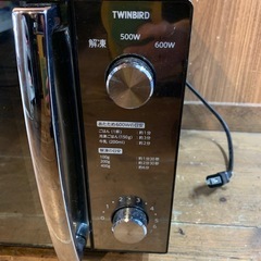 TWINBIRD ミラーガラスフラット電子レンジDR-D278 2023年製の画像