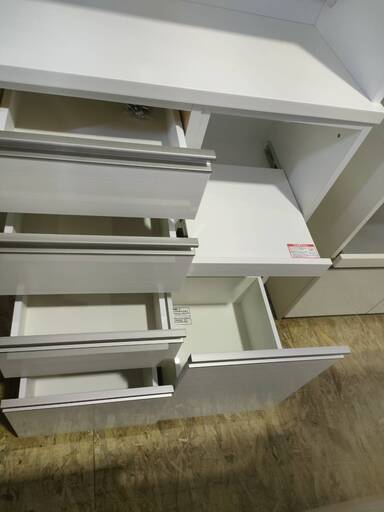 【ジャングル和泉大型良品館】システムキッチンボード　ニトリ　リガーレ100　食器棚　収納　レンジ【R1311】 ジャングル和泉大型良品館】システムキッチンボードニトリリガーレ食器