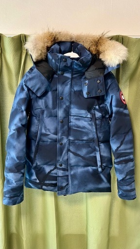 【希少・美品】カナダグース ウィンダムパーカ XS ネイビー コヨーテファー CANADA GOOSE Wyndham Parka 正