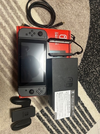 【美品】2024年６月購入mNintendo Switch 本体 グレー