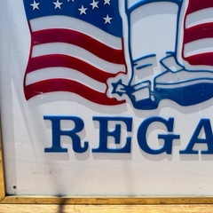 【GO-1757】REGAL リーガル 看板 パネル 旧ロゴの画像