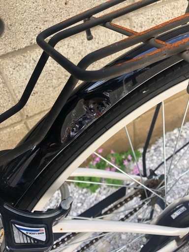 27インチ自転車（サイクルベースあさひ製）カゴ・荷台付き／普段使いに！