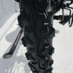 F58★13800円★整備済み 中古子供自転車 【マルキン　青　22インチ 】の画像