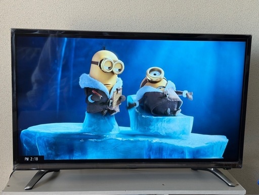 Hisense 32型テレビ(リモコン、コード付き) (にこ) 大雲寺前のテレビ